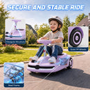 Purple 12V Electric Wiggle Car with Pedal and Dual Speed for Children Aged 3-5 Years Magic Cars 6