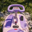 Purple 12V Electric Wiggle Car with Pedal and Dual Speed for Children Aged 3-5 Years Magic Cars 9