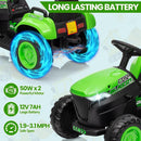 12V Remote Control 3-in-1 Ride-On Excavator Tractor Trailer Dozer Toy with Bucket Magic Cars 2