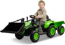 12V Remote Control 3-in-1 Ride-On Excavator Tractor Trailer Dozer Toy with Bucket Magic Cars Variant 0