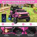 12V Pink Ford Bronco Raptor Ride-On Car with Remote Control for Kids 3-5 years Magic Cars 3