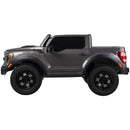 12V Ford F-150 Raptor Battery-Powered Ride-On Toy for Kids 3+ Carbonized Grey Magic Cars 9