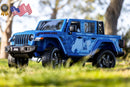 12V Battery Powered Gladiator Rubicon 2-Seater Ride-On Toy Blue Magic Cars 3