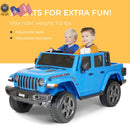 12V Battery Powered Gladiator Rubicon 2-Seater Ride-On Toy Blue Magic Cars 6