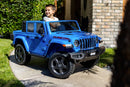 12V Gladiator Rubicon Battery-Powered 2-Seater Ride-On Vehicle in Blue Magic Cars 2