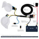 12V High Low Tone Super Loud Car Horn Kit with Relay Harness Waterproof Magic Cars 6