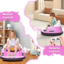 12V Kids Bumper Car with Remote Control, Battery Display, 360-Degree Spin, LED Lights, and Music Magic Cars 6