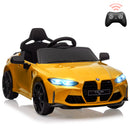 12V Licensed BMW M4 Kids Electric Ride-On Car with Suspension, 3 Speeds, Bluetooth, MP3, LED Lights, Remote Control Magic Cars Variant 0