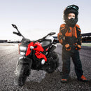 12V Red Ride-On Motorcycle with Training Wheels for Kids Ages 3-6, Speed 1.8-3.2 mph Magic Cars 10