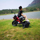 12V Red Ride-On Motorcycle with Training Wheels for Kids Ages 3-6, Speed 1.8-3.2 mph Magic Cars 16