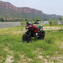 12V Red Ride-On Motorcycle with Training Wheels for Kids Ages 3-6, Speed 1.8-3.2 mph Magic Cars 18
