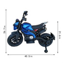 12V Kids Ride-On Motorcycle Toy with Training Wheels, Speed 1.8-3.2 mph, Suitable for Ages 3+ Magic Cars 2