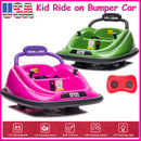 12V Kids Electric 360° Spinning Bumper Ride-On Car with Remote Control and MP3 Player Magic Cars 8