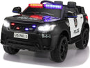 12V Electric Police Ride-On Car for Kids with Parental Remote Control and Battery Powered Magic Cars 0
