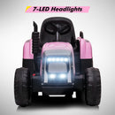 12V Electric Ride-On Tractor with Trailer and Remote Control for Kids Magic Cars 20
