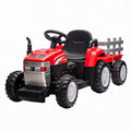12V Electric Ride-On Tractor with Trailer and Remote for Kids Magic Cars Variant 0