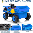 12V Remote Control Blue Electric Dump Truck Toy for Kids Magic Cars 3