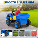 12V Remote Control Blue Electric Dump Truck Toy for Kids Magic Cars 6