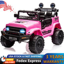 12V Kids 2-Seater Electric Ride-On Truck with LED Lights Pink Magic Cars Variant 0