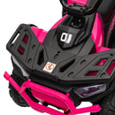 12V Kids 4-Wheeler ATV with Spring Suspension and Storage - Pink Magic Cars 10