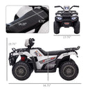 12V Battery Operated Kids 4-Wheeler ATV with Music for Ages 3-5 Magic Cars 1