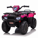 12V Kids Electric 4-Wheeler ATV with LED Lights, MP3 Player, and Adjustable Speed Magic Cars 17