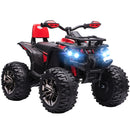 12V Kids Red ATV Quad Car Toy with Music and Headlights Magic Cars 2