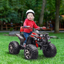 12V Kids Red ATV Quad Car Toy with Music and Headlights Magic Cars Variant 0