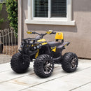 12V Kids Yellow ATV Quad Toy Car with Music and Headlights Magic Cars 8