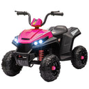 12V Kids ATV with Spring Suspension and Forward/Reverse Drive Pink Magic Cars 3