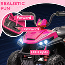 12V Kids ATV with Spring Suspension and Forward/Reverse Drive Pink Magic Cars 5