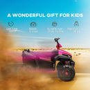 12V Kids ATV with Spring Suspension and Forward/Reverse Drive Pink Magic Cars 9