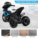 12V Licensed Kids Ride-On Motorcycle with Bright LED Headlights Magic Cars 5