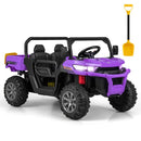 12V Electric Ride-On Dump Truck for Kids with 2 Seats, 4 Wheels, and Remote Control Magic Cars 1