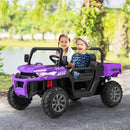 12V Electric Ride-On Dump Truck for Kids with 2 Seats, 4 Wheels, and Remote Control Magic Cars 8