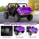 12V Electric Ride-On Dump Truck for Kids with 2 Seats, 4 Wheels, and Remote Control Magic Cars 9