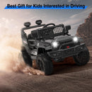 12V Kids Ride-On Truck Vehicle with Power Wheels, Remote Control, and Bluetooth Magic Cars Variant 0