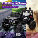 12V Electric Ride-On Jeep for Kids with 2x55W Motors, Battery Power, and Remote Control Magic Cars 4