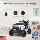 12V Battery Charger for Kids Ride-On Toy Cars Compatible with Wrangler SU Models Magic Cars 3