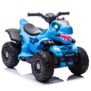 12V Electric Blue Dinosaur Ride-On ATV for Kids with Bluetooth Music and Front Light Magic Cars 16