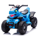 12V Electric Blue Dinosaur Ride-On ATV for Kids with Bluetooth Music and Front Light Magic Cars Variant 0
