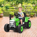 12V Electric Ride-On Tractor with 3-Speed Gear and Trailer for Toddlers with Remote Control Magic Cars 5
