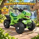 12V Electric Kids ATV Quad with MP3 and LED Lights - 1.86MPH Ride-On Car Magic Cars 1