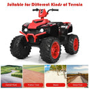 12V Kids Electric 4-Wheeler ATV Ride-On Quad with 2 Speeds and LED Lights Red Magic Cars 7