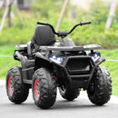 12V Kids Electric 4-Wheeler ATV Quad Ride-On Car with 2 Speeds MP3 and LED Lights Black Magic Cars 2