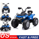 12V Kids Electric 4-Wheeler ATV Quad Ride-On Car with LED Lights and Music Blue Magic Cars 0