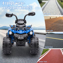 12V Kids Electric 4-Wheeler ATV Quad Ride-On Car with LED Lights and Music Blue Magic Cars 5