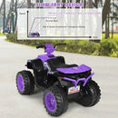 12V Kids Electric 4-Wheeler ATV Quad Ride-On Car with LED Lights Purple Magic Cars 3