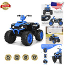 12V Kids Electric 4-Wheeler ATV with Music and Realistic Driving Features Magic Cars 0