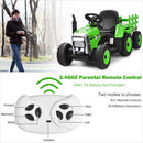 12V Battery-Powered Kids Electric Ride-On Tractor Toy with Trailer and Remote Control Magic Cars 1